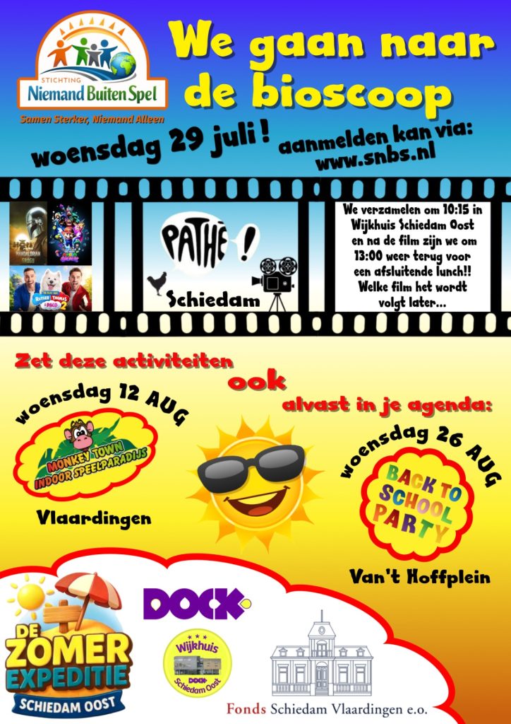 flyer zomeractiviteiten